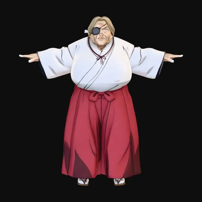 3D model for Kaede (Inuyasha)