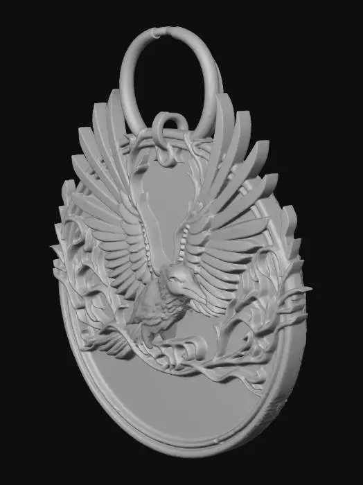 3D model for Raven Emblem