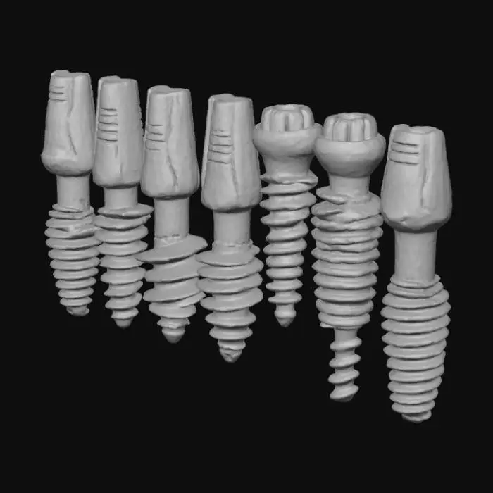 3D model for Dental Implants Collection