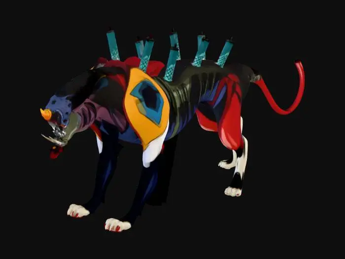 3D model for Cybernetic Beast