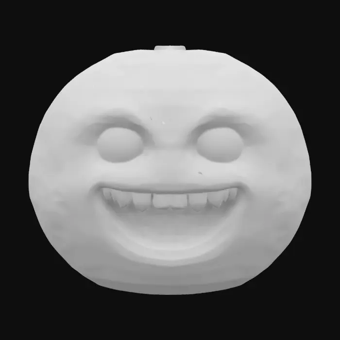 3D model for Annoying Orange, an orange fruit with a face