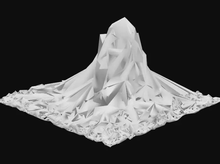 3D model for Twisted, corrupted roots snaking across the ground or emerging from soil. Dark, gnarled wood with glowing red or green veins, pulsing as if alive. Some roots split open, oozing black ichor or mist. They writhe like tendrils, corrupted by dark magic. Horror-fantasy style, eerie and unnatural.