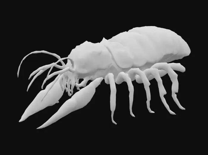 3D model for Giant monstrous centipede. Segmented armored body with glossy chitin. Sharp ridges along the back. Dozens of spiked clawed legs. Oversized mandibles with multiple eyes above. Long slimy tentacles emerging from mouth and thorax. Writhing motion, unnatural and alien. Dark brown and black exoskeleton with patches of green bioluminescence. Rough glossy texture, slimy details, dripping fluids. Horror mood, terrifying, monstrous, predatory. Realistic cinematic style, high detail creature design.
