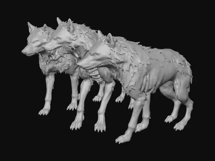 3D model for Wolves of the Abyss