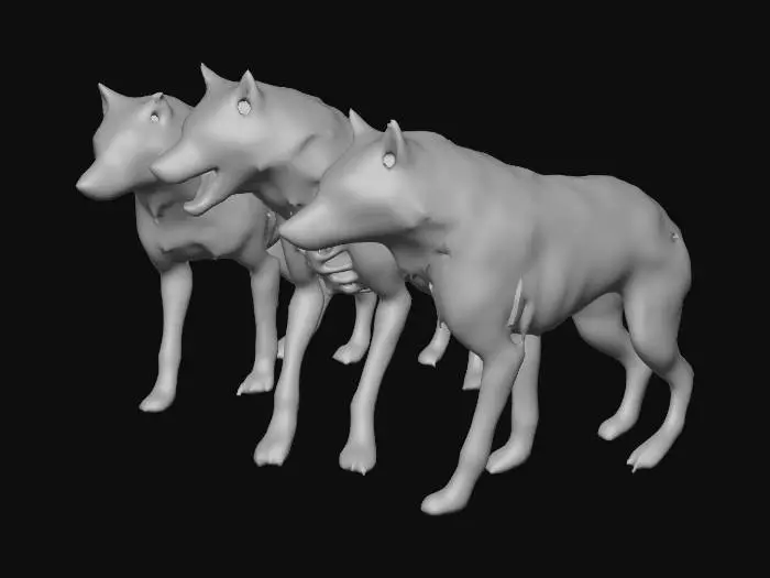 3D model for Wolves of the Abyss
