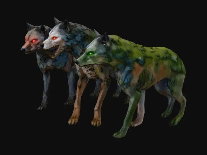 3D model for Wolves of the Abyss