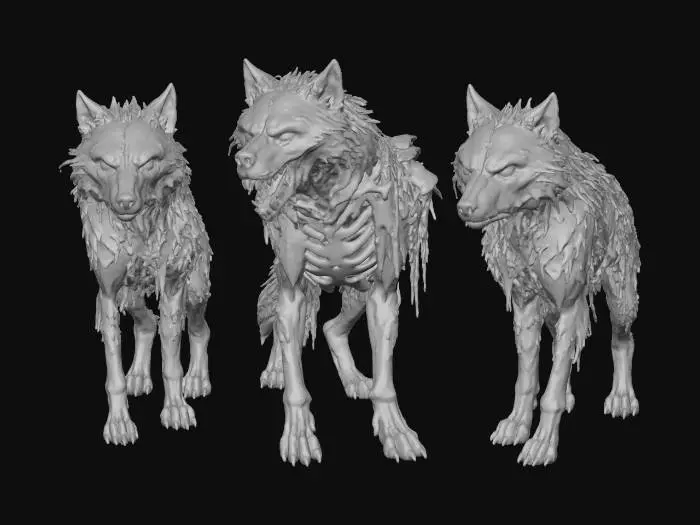 3D model for Wolves of the Abyss