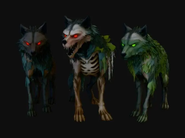 3D model for Wolves of the Abyss