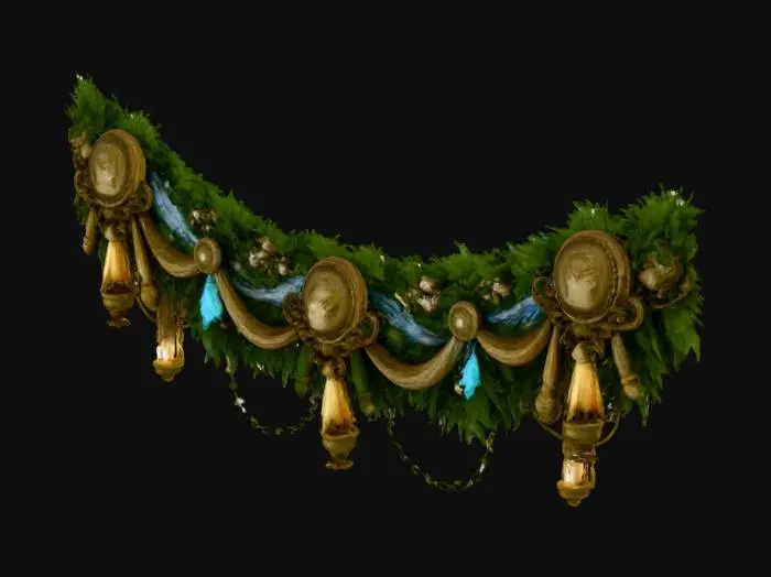 3D model for Victorian Garland Elegance, #Christmas2025#