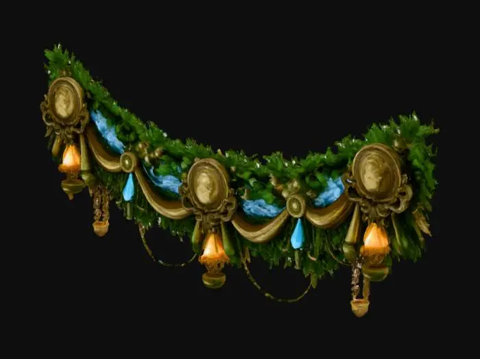 3D model for Victorian Garland Elegance, #Christmas2025#