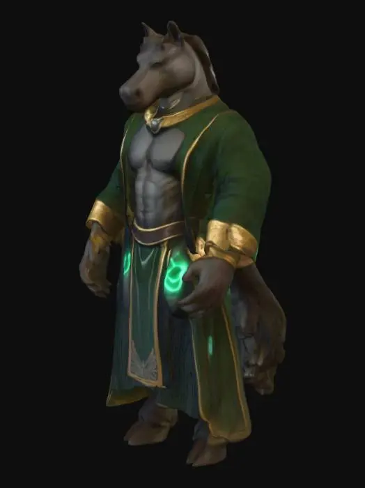 3D model for Mystic Equine Guardian, #villain#