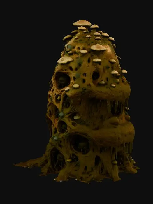 3D model for Stone Guardian Wolf