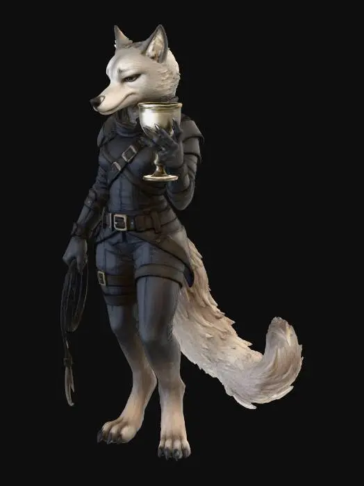 3D model for Wolf Garb Elegance