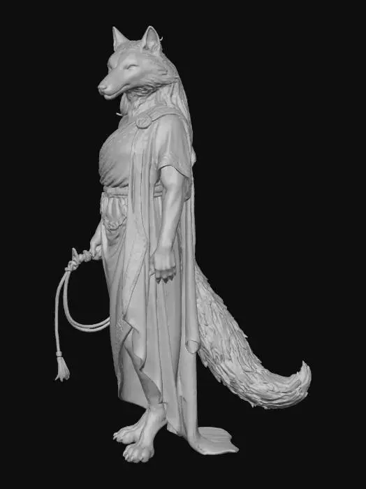 3D model for Roman Lupine Guardian