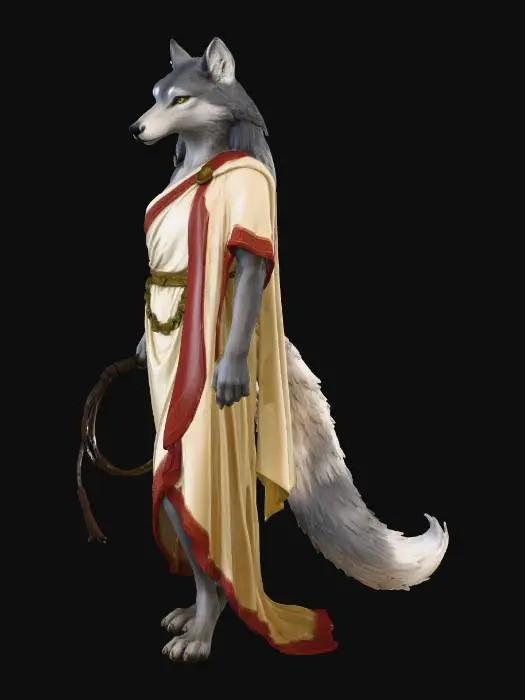 3D model for Roman Lupine Guardian