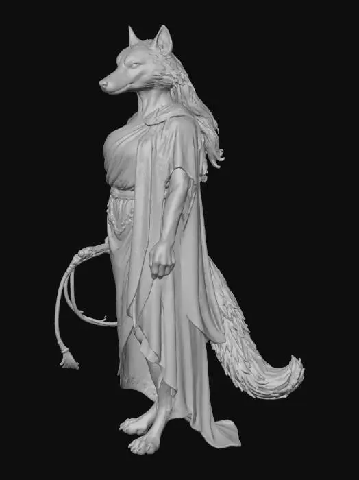 3D model for Roman Lupine Guardian