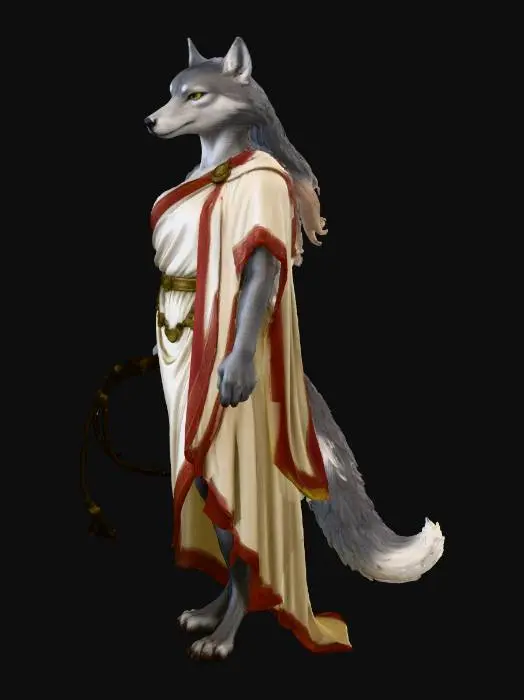 3D model for Roman Lupine Guardian