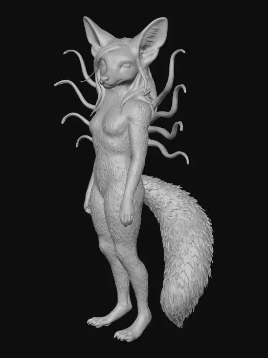 3D model for Ethereal Fennec Guardian