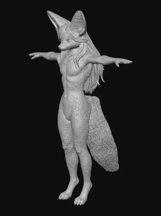 3D model for Fennec Stance