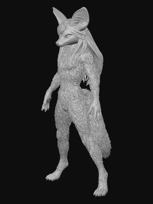 3D model for Fennec Stance