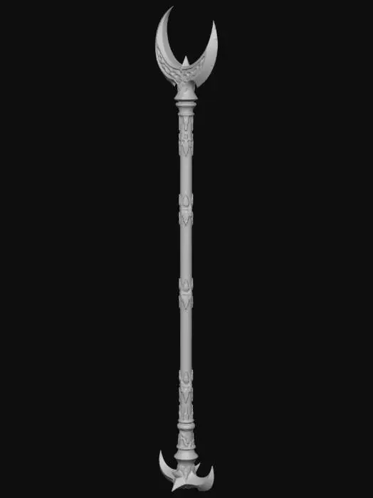 3D model for Moonblade Staff
