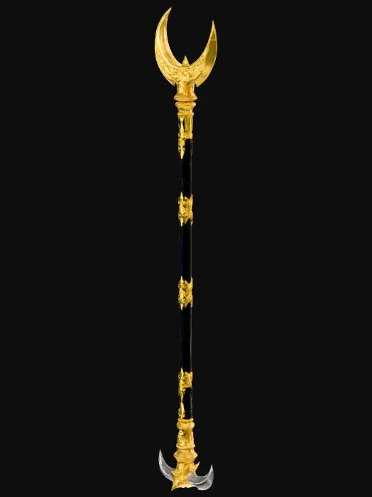 3D model for Moonblade Staff