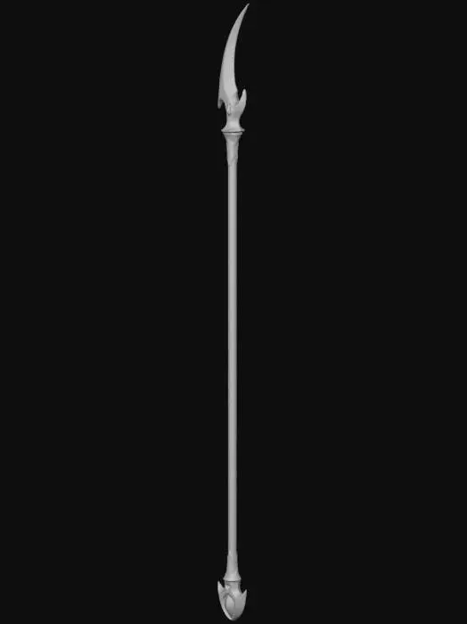 3D model for Golden Moon Halberd