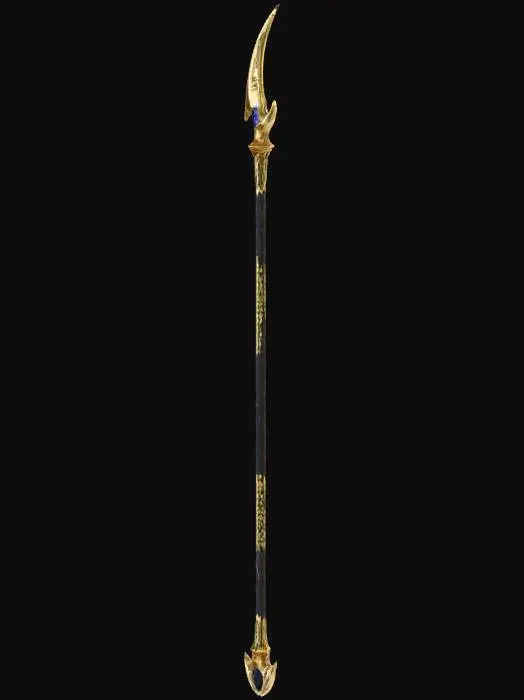 3D model for Golden Moon Halberd