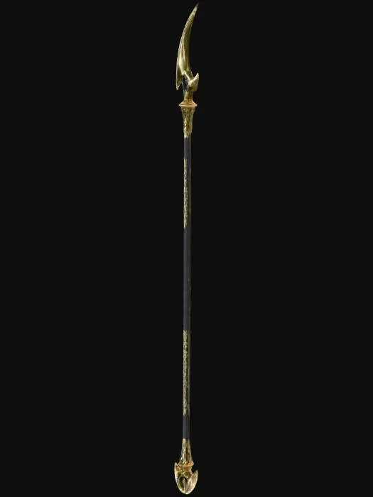 3D model for Golden Moon Halberd