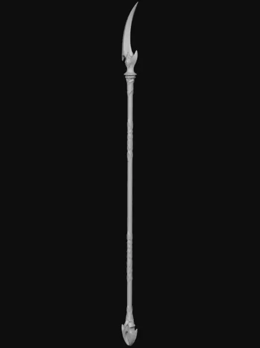 3D model for Golden Moon Halberd
