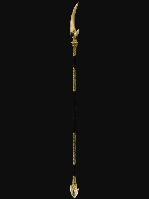 3D model for Golden Moon Halberd