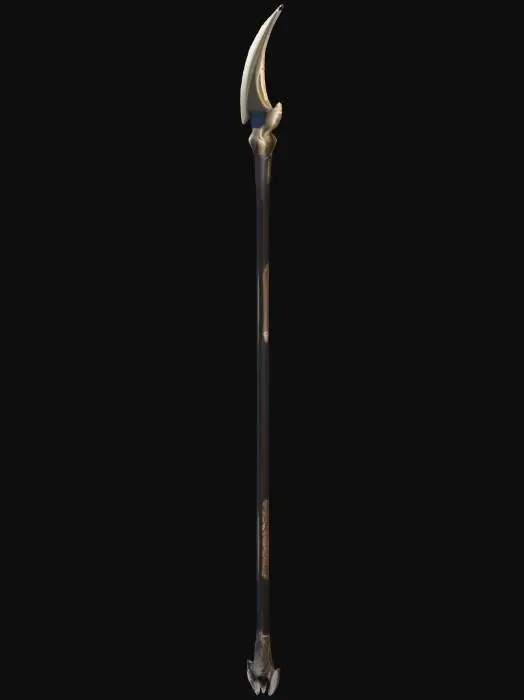 3D model for Golden Moon Halberd