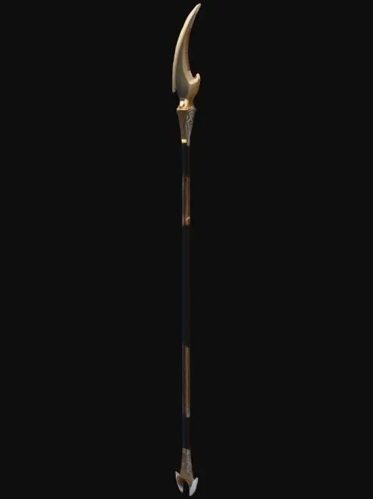 3D model for Golden Moon Halberd