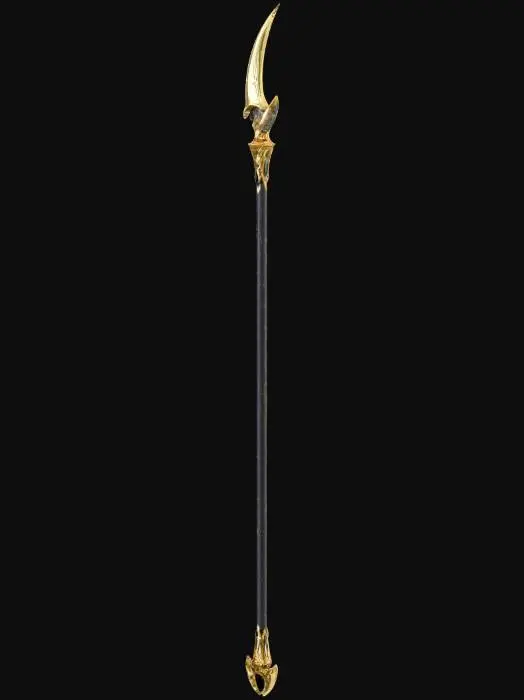 3D model for Golden Crescent Halberd