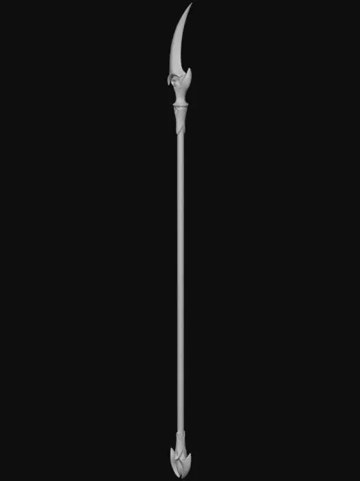 3D model for Golden Crescent Halberd