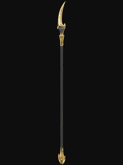 3D model for Golden Crescent Halberd