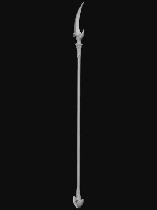 3D model for Golden Crescent Halberd