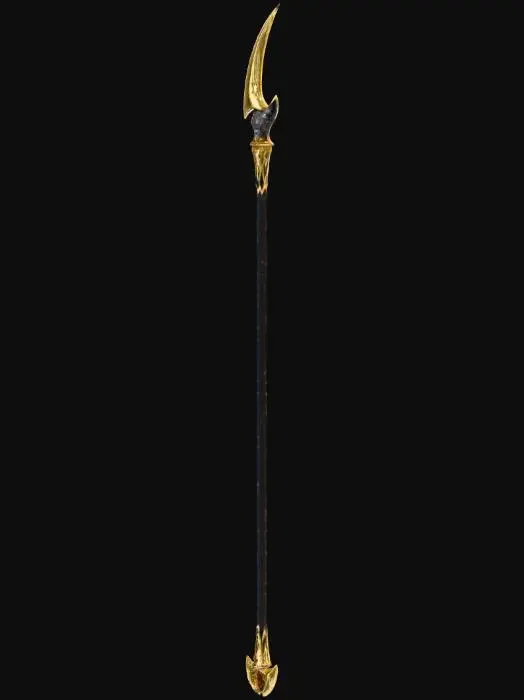 3D model for Gilded Halberd