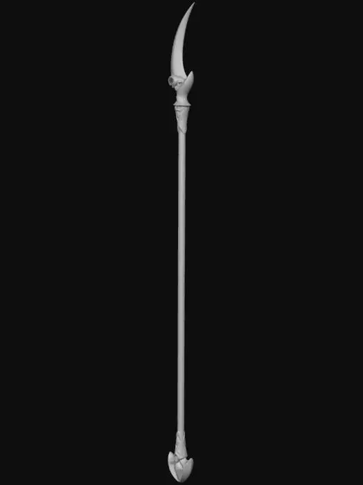 3D model for Golden Crescent Halberd