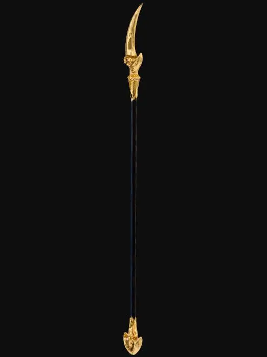 3D model for Golden Crescent Halberd