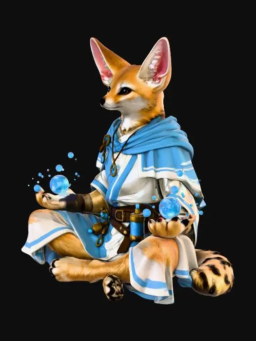 3D model for Mystic Fennec Magician