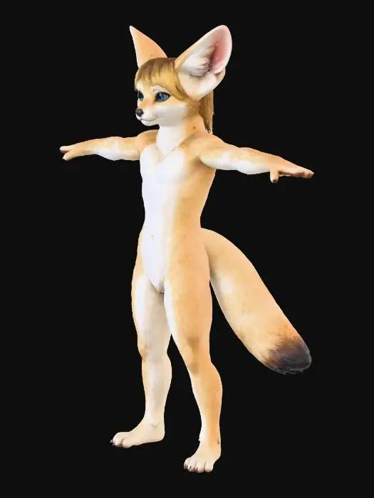 3D model for Fennec Stance