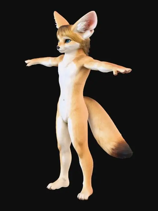 3D model for Fennec Stance