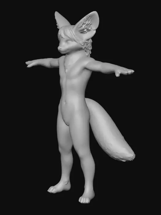 3D model for Fennec Stance