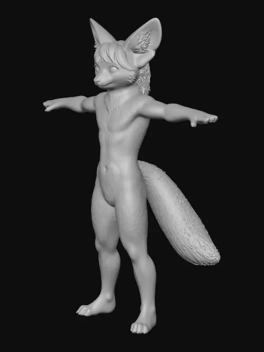 3D model for Fennec Stance