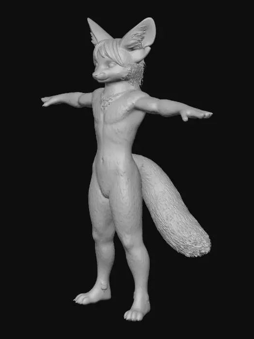 3D model for Fennec Stance
