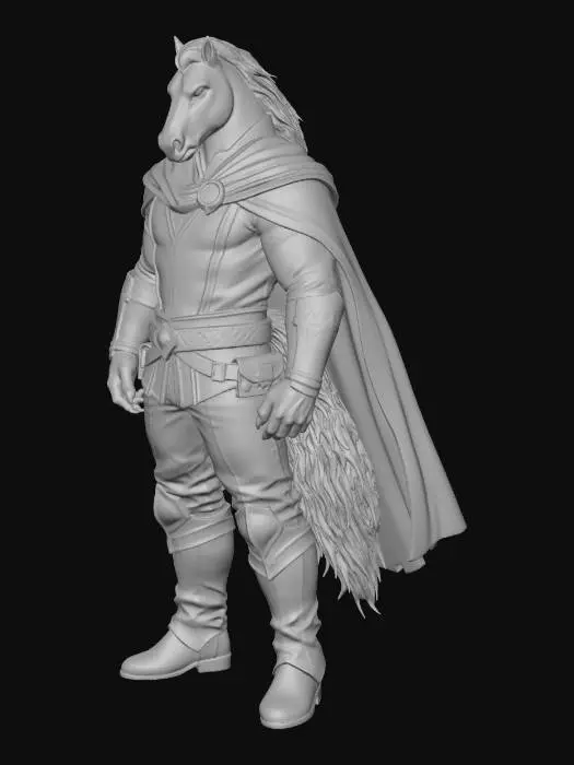 3D model for Emerald Horseman