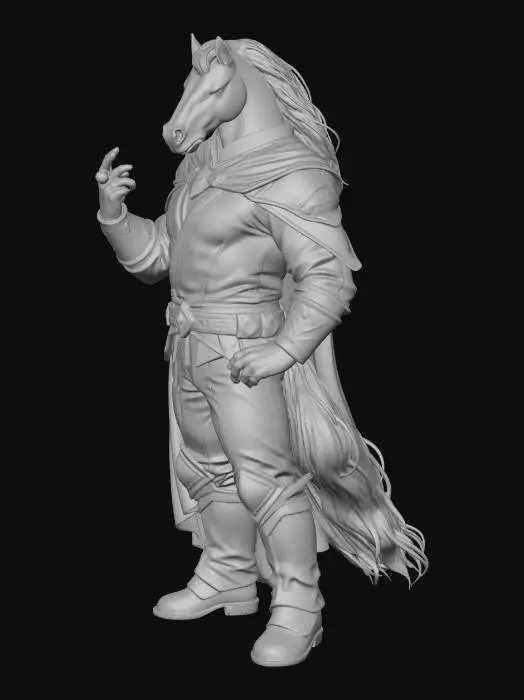 3D model for Moonlit Mare Knight