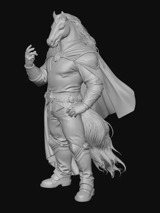 3D model for Moonlit Mare Knight