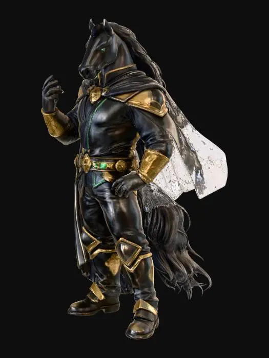 3D model for Moonlit Mare Knight